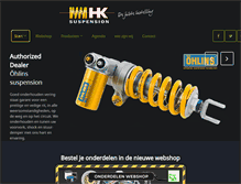 Tablet Screenshot of hksuspension.nl